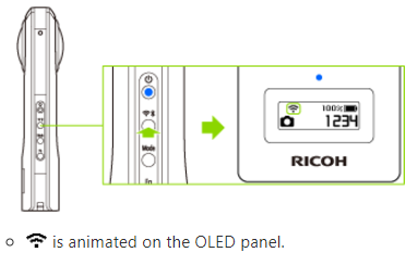 Turn off Bluetooth and Wi-Fi on the 360 camera