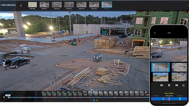 construction camera Edge Video Recording (EVR)