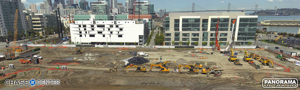 jobsite cameras for Chase Center construction