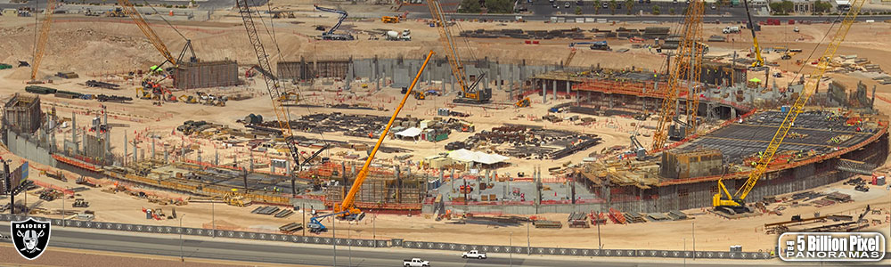 jobsite cameras for LA Raiders stadium construction